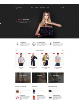 template prestashop gratuito de moda