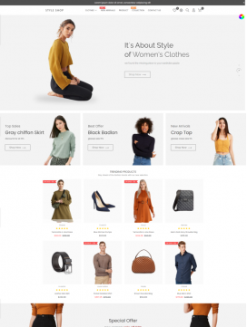 Template de moda Prestashop